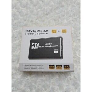 4K Audio Video Capture Card USB 3.0 HDMI Device Full HD Recording for Switch PS4